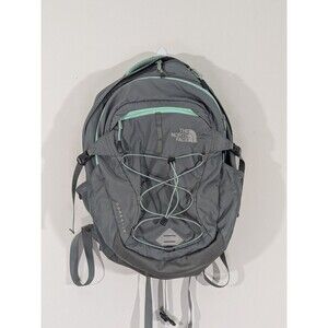 The North Face Borealis FlexVent Gray Green Padded Laptop Backpack Unisex